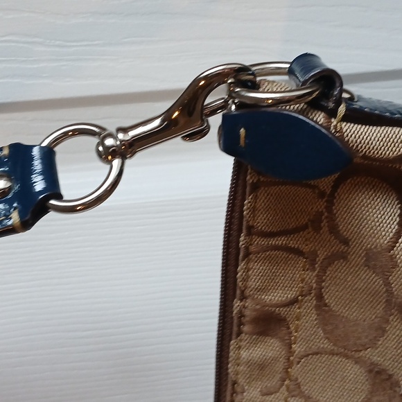 Coach Navy & Tan Mini Y2K Bag - Picture 7 of 11
